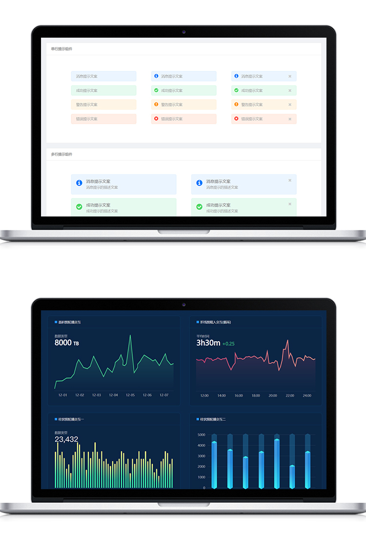 Axure web原型前后端通用模板